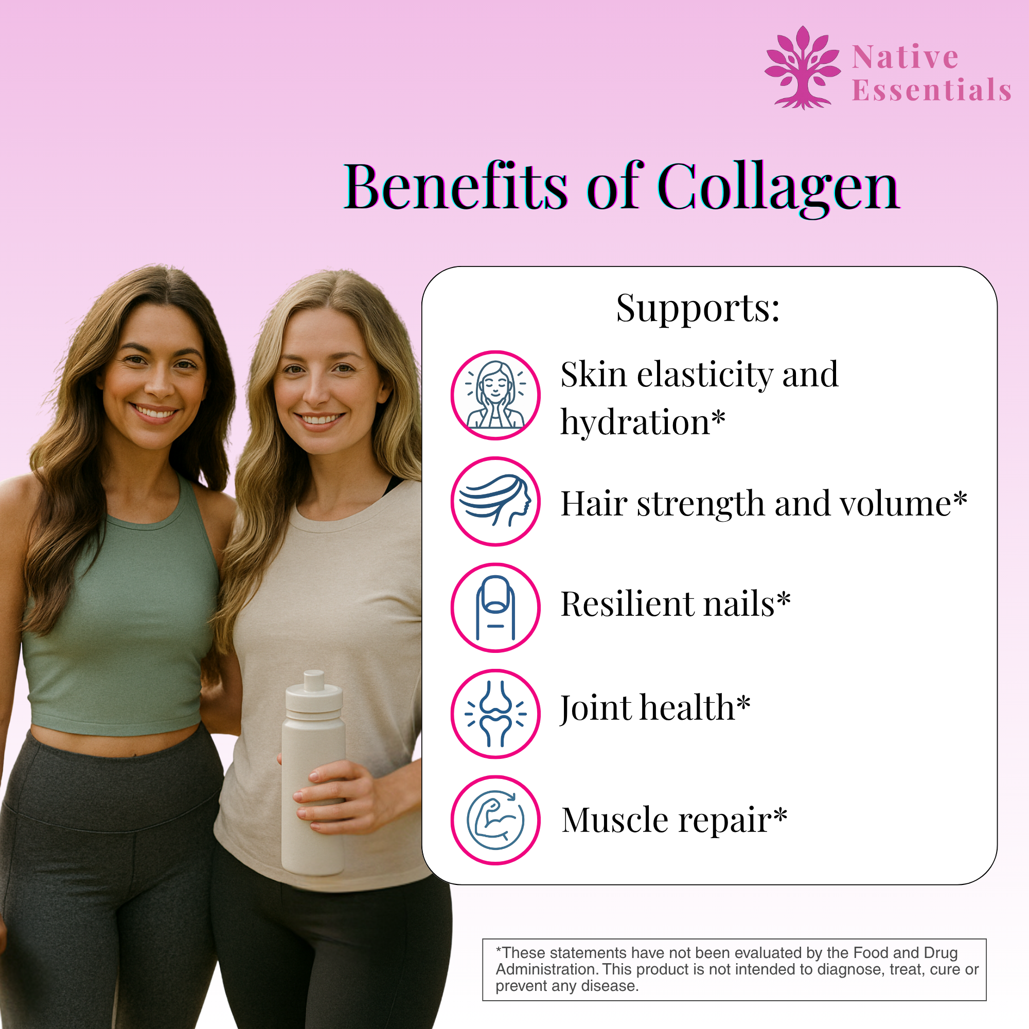 Creatine + Collagen Supplement for Women