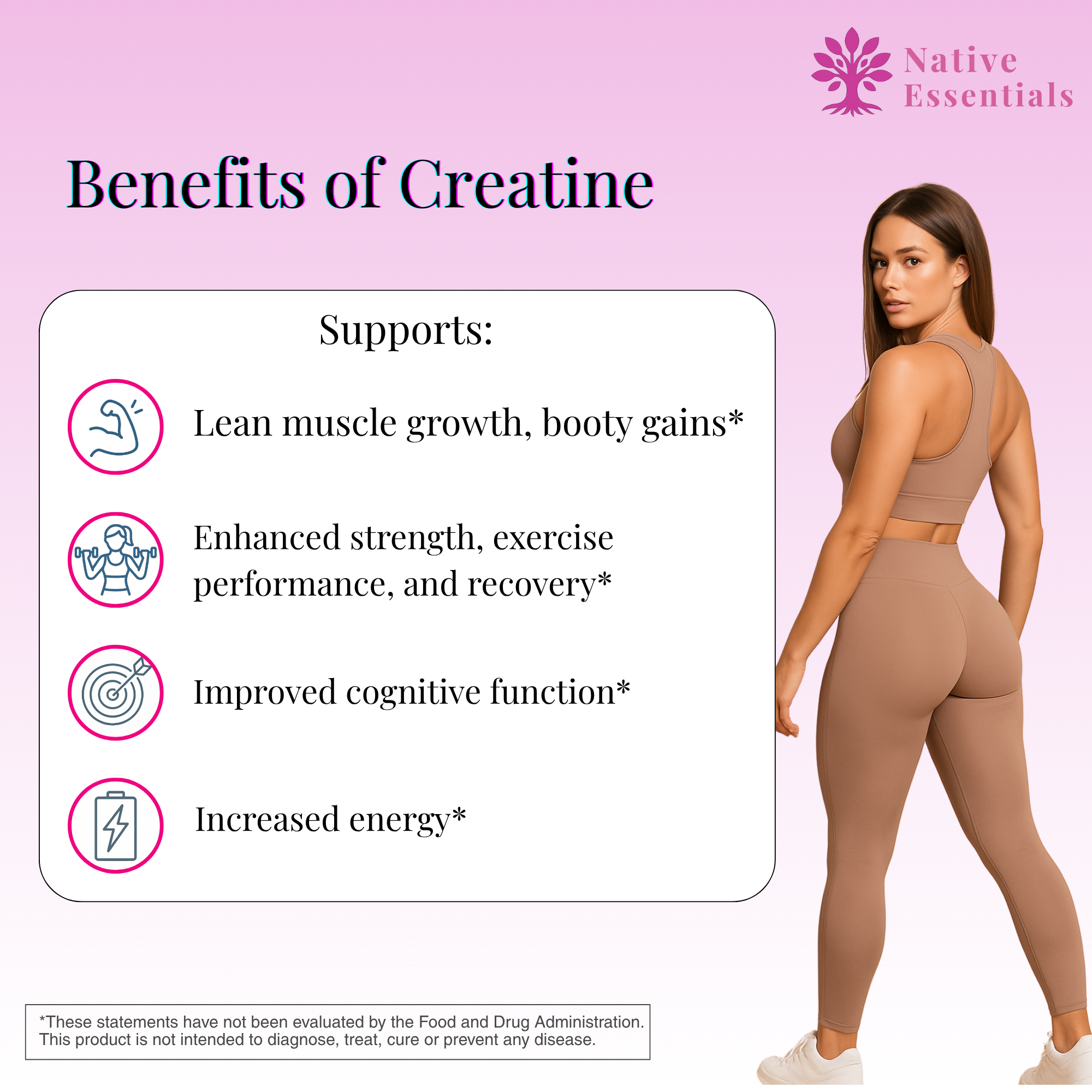 Creatine + Collagen Supplement for Women
