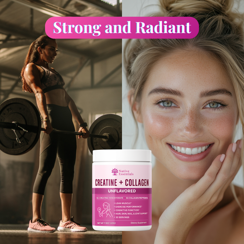 Creatine + Collagen Supplement for Women