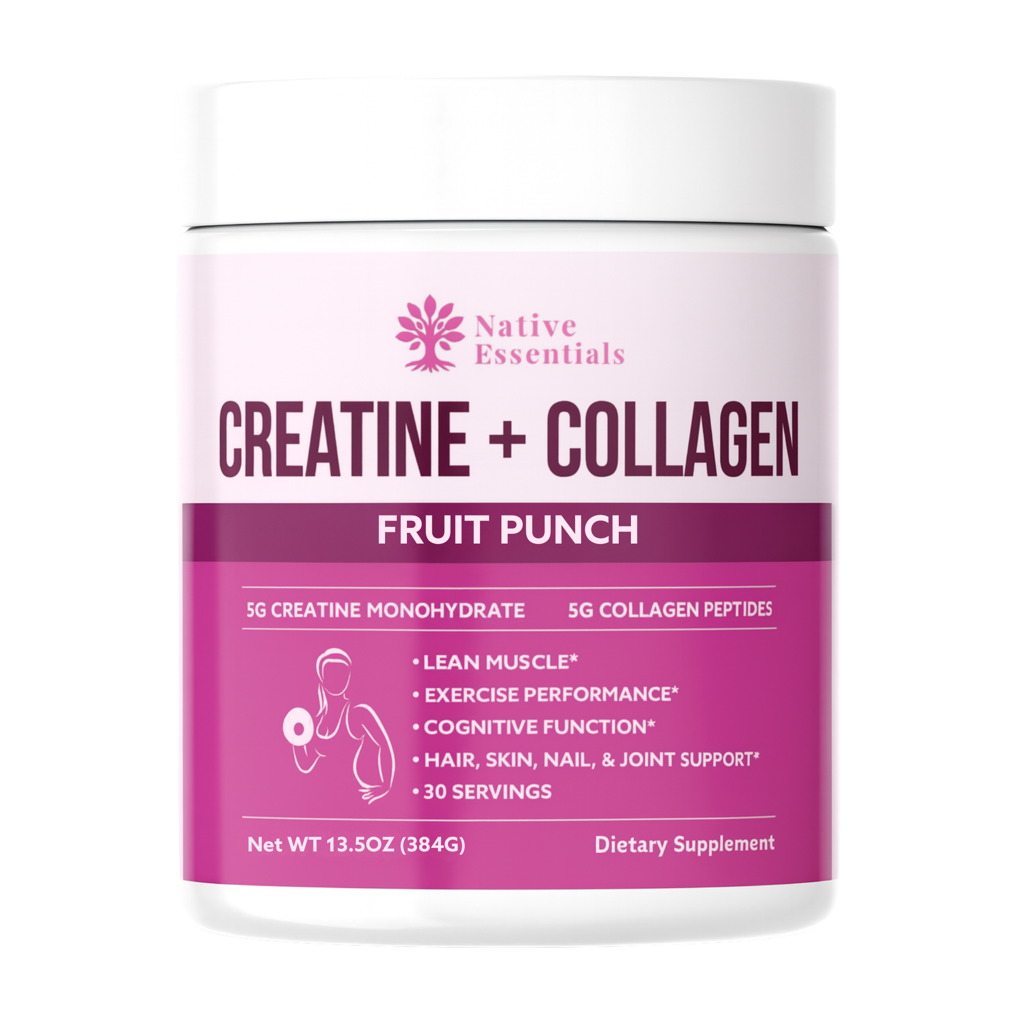 Creatine + Collagen Supplement for Women