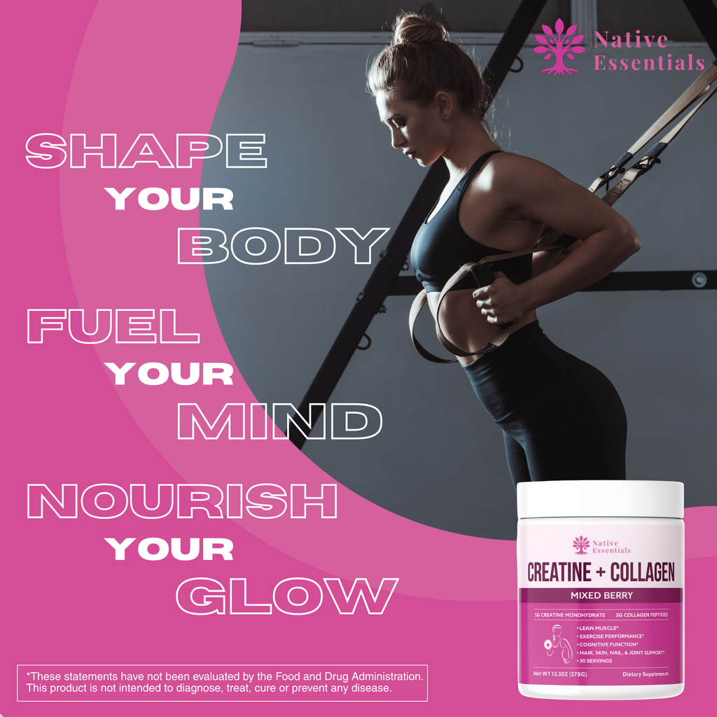 Creatine + Collagen Supplement for Women