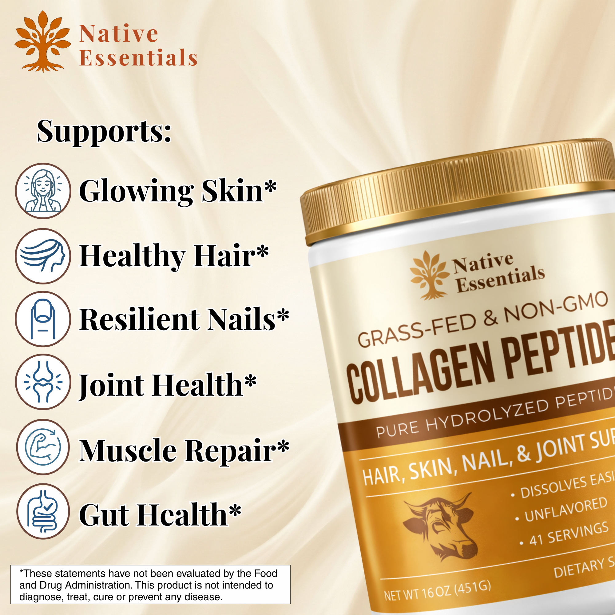 Premium Collagen Peptides Powder