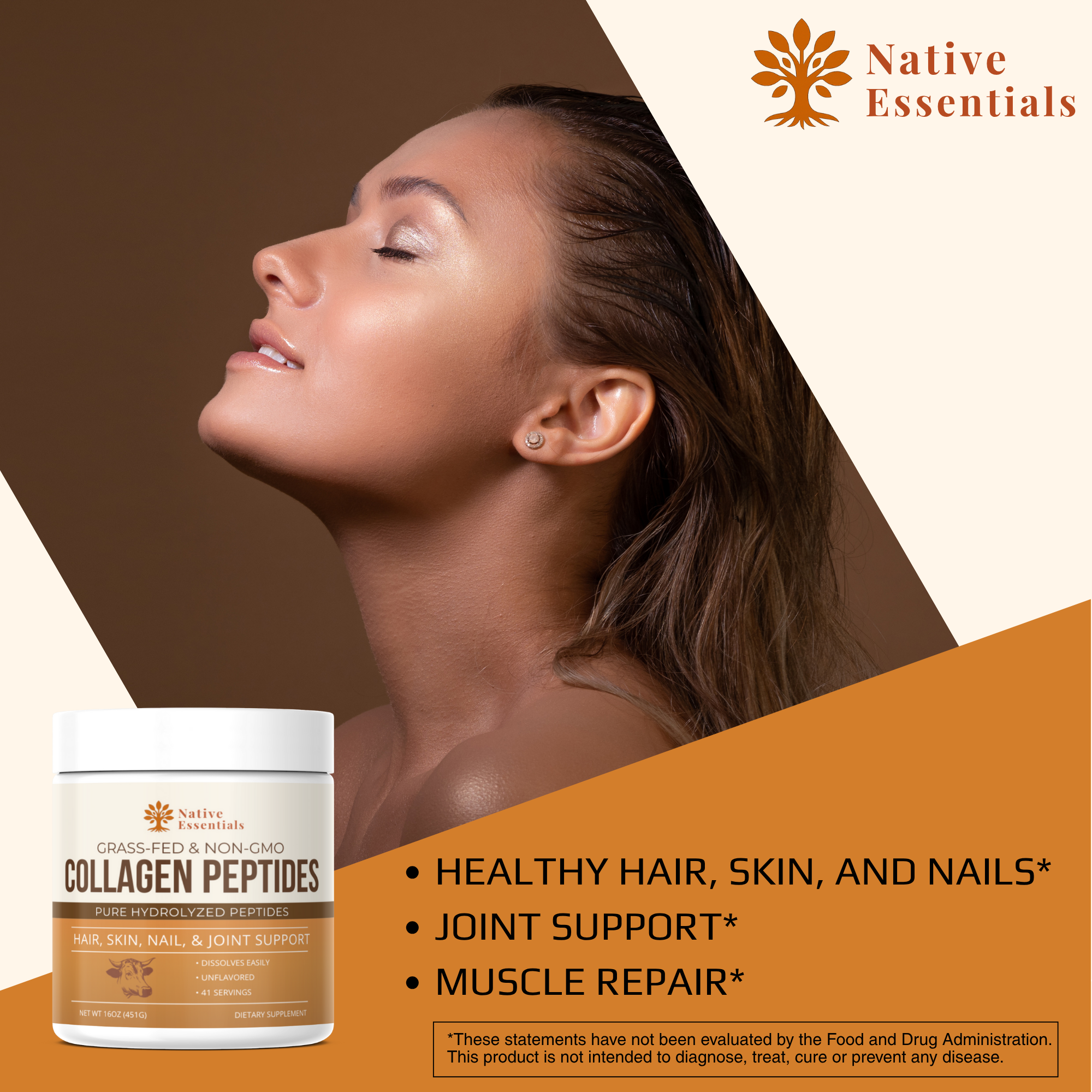 Premium Hydrolyzed Collagen Peptides Powder