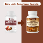 10-in-1 Advanced Mushroom Complex - Lions Mane, Reishi, Cordyceps, Chaga, Maitake, Turkey Tail, & more.