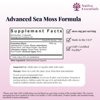 Advanced Sea Moss Blend - Irish Sea Moss, Bladderwrack, and Burdock Root